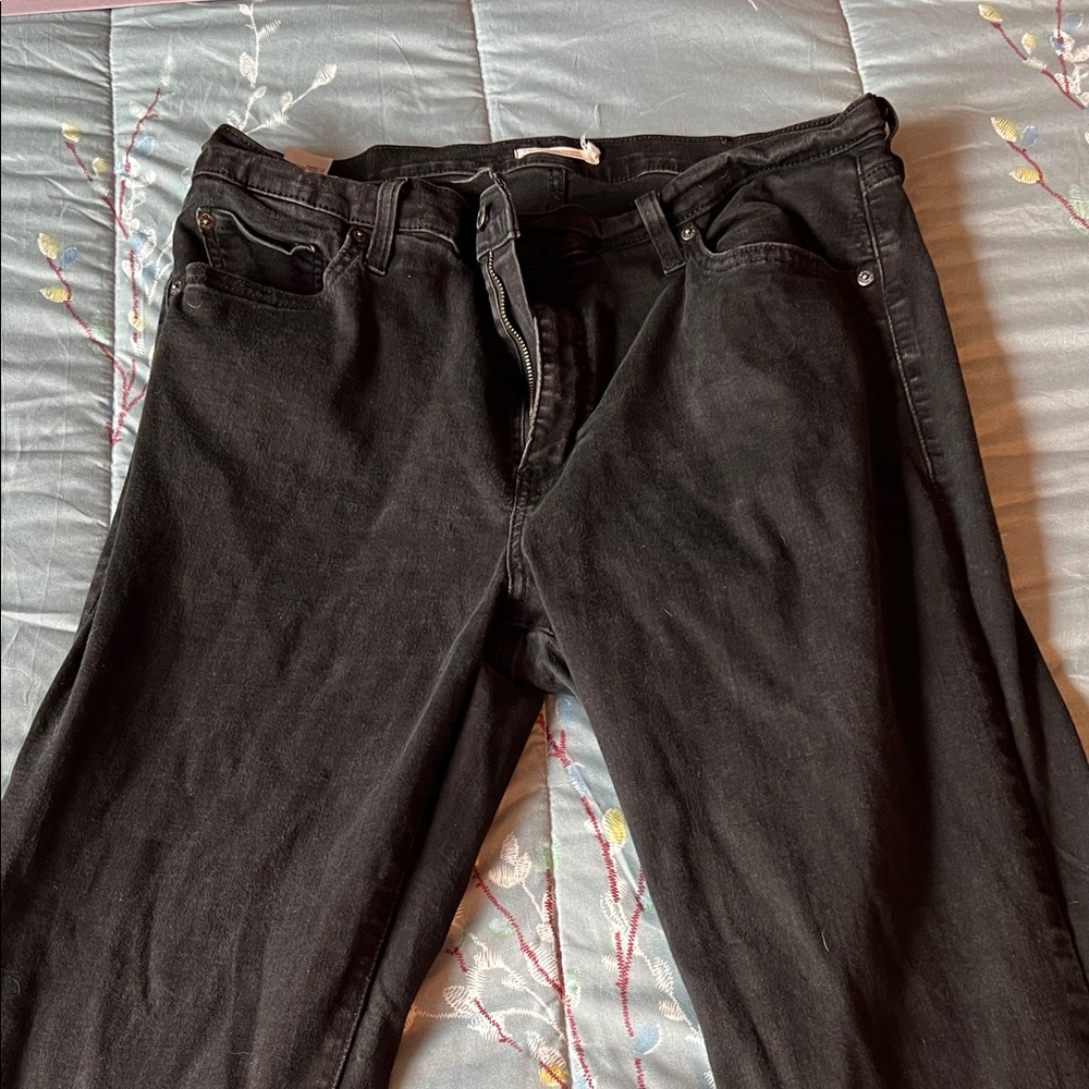 Signature by Levi Strauss Black Straight Leg Women's Jeans